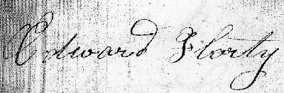 Edward Flaherty's signature