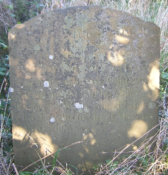 Catherine White's tombstone